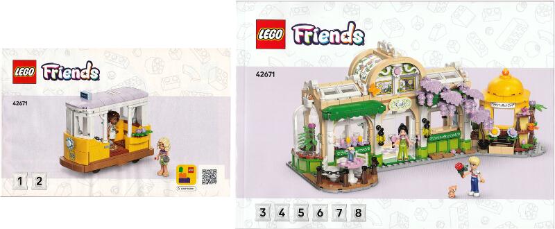LEGO® Friends Pflanzencafé und Blumenkiosk