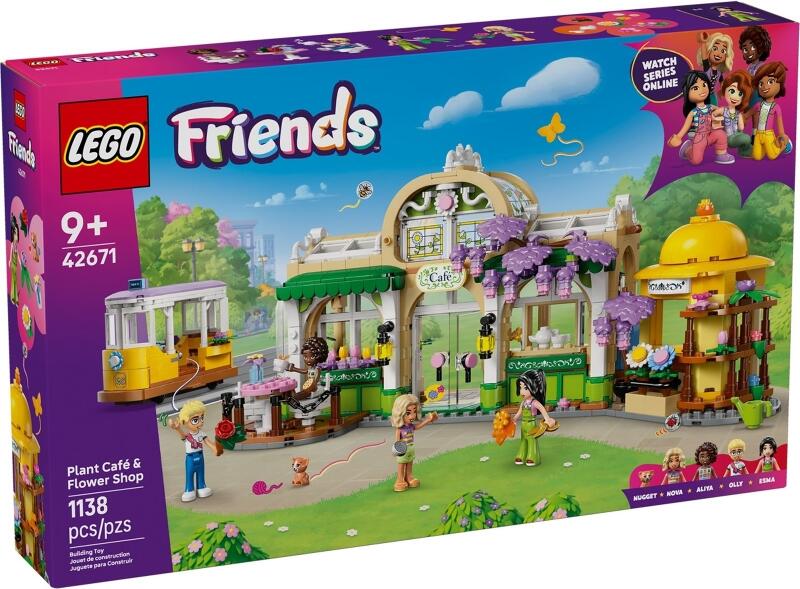 LEGO® Friends Pflanzencafé und Blumenkiosk