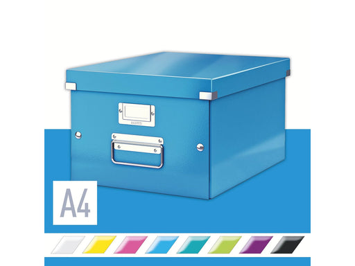 Leitz  Click & Store WOW Aufbewahrungs- und Transportbox Mittel (Für A4) Blau
