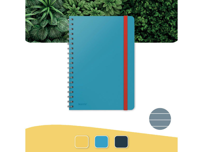 Leitz  Cosy Collegeblock B5 liniert, spiralgebunden Sanftes Blau