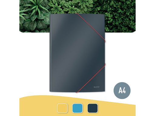 Leitz  Cosy Eckspannermappe aus Karton Samtgrau