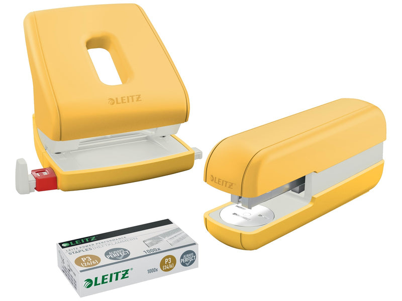 Leitz  Cosy Heftgerät Warmes Gelb