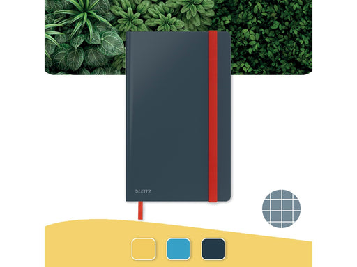 Leitz  Cosy Notizbuch A5 kariert, Hardcover Samtgrau