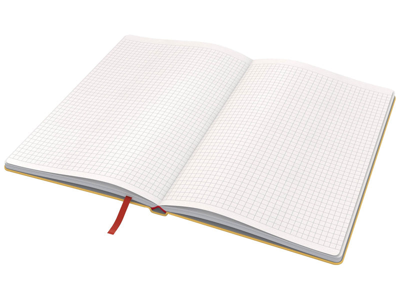 Leitz  Cosy Notizbuch A5 kariert, Hardcover Warmes Gelb
