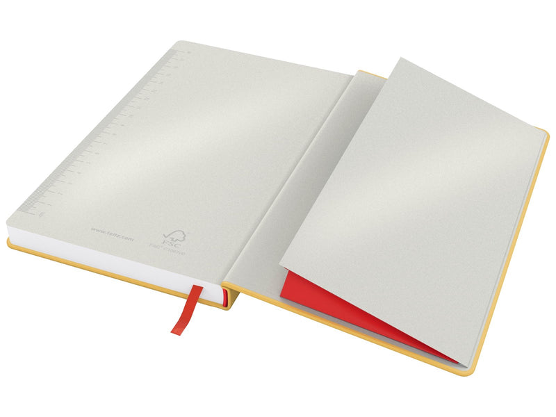 Leitz  Cosy Notizbuch A5 kariert, Hardcover Warmes Gelb