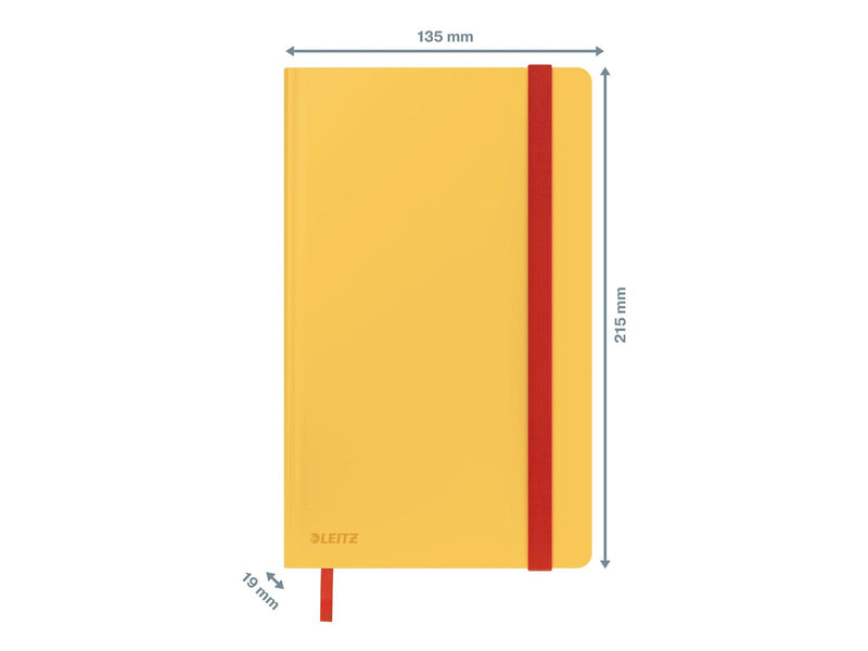Leitz  Cosy Notizbuch A5 liniert, Hardcover Warmes Gelb