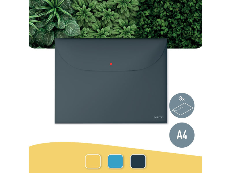 Leitz  Cosy Privacy Dokumentenhülle mit zwei Taschen Samtgrau