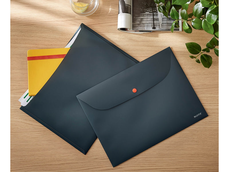 Leitz  Cosy Privacy Dokumentenhülle mit zwei Taschen Samtgrau