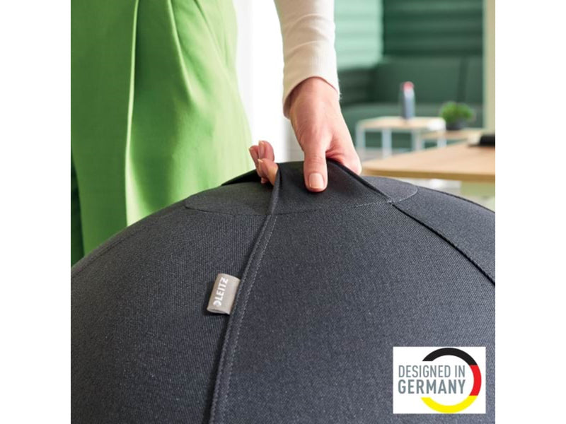 Leitz  Ergo Active Sitzball mit Anti-Wegroll-Design, 55cm Dunkelgrau