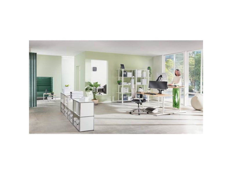 Leitz  Ergo Active Sitzball mit Anti-Wegroll-Design, 55cm Grau
