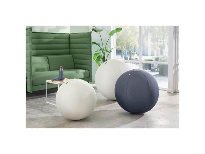 Leitz  Ergo Active Sitzball mit Anti-Wegroll-Design, 65cm Grau