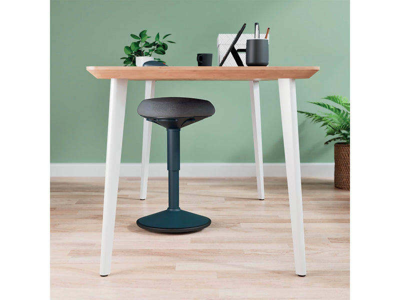 Leitz Ergo Active Sitzhocker mit Komfortsitz, Dunkelgrau