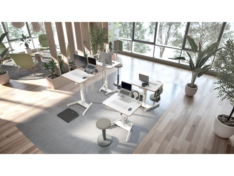 Leitz Ergo Active Sitzhocker mit Komfortsitz, Dunkelgrau