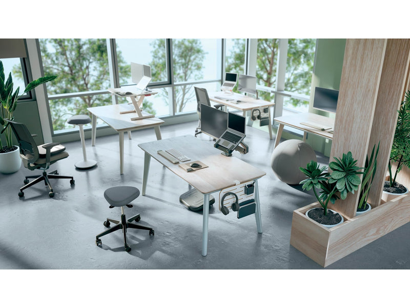 Leitz  Ergo Active Sitzhocker mit Rollen und Balance-Komfortsitz