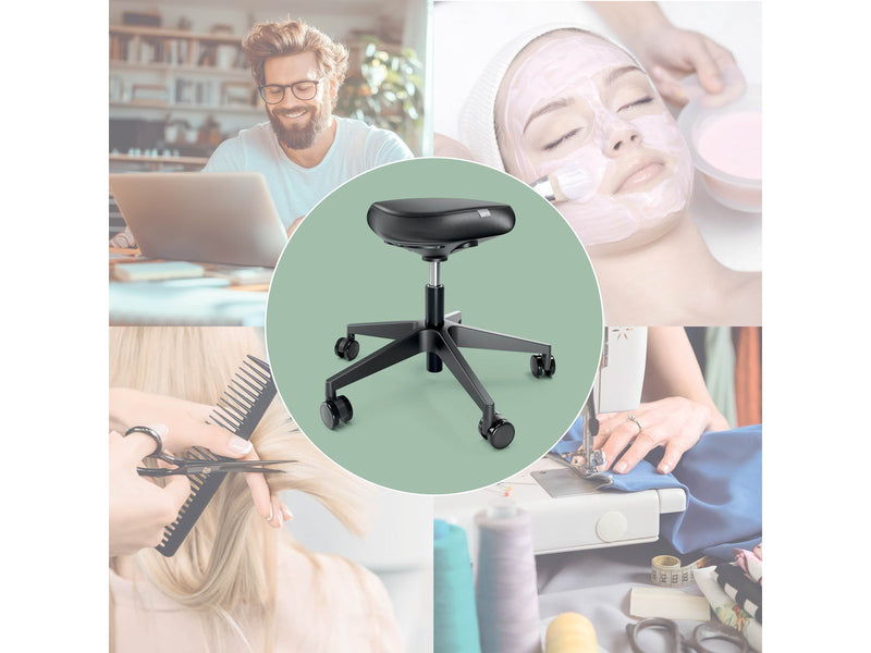 Leitz  Ergo Active Sitzhocker mit Rollen und Komfortsitz