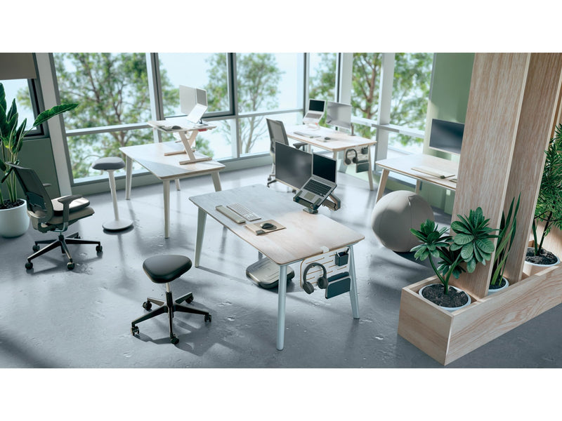 Leitz  Ergo Active Sitzhocker mit Rollen und Komfortsitz