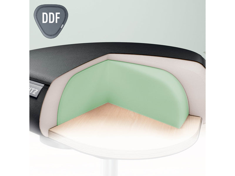 Leitz  Ergo Active Sitzhocker mit Rollen und Komfortsitz