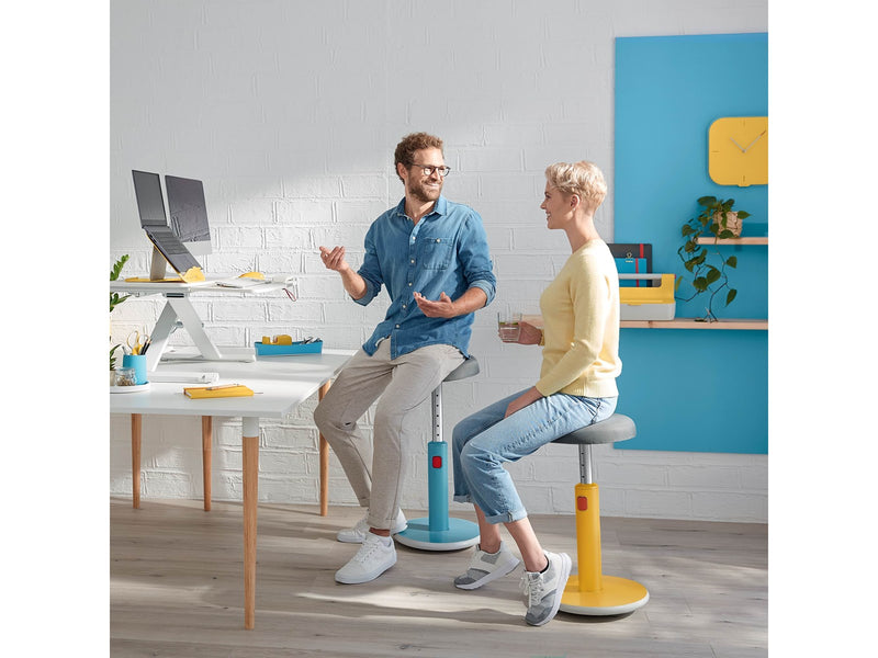 Leitz  Ergo Cosy Active Sitz- & Stehhocker 2-in-1 Samtgrau
