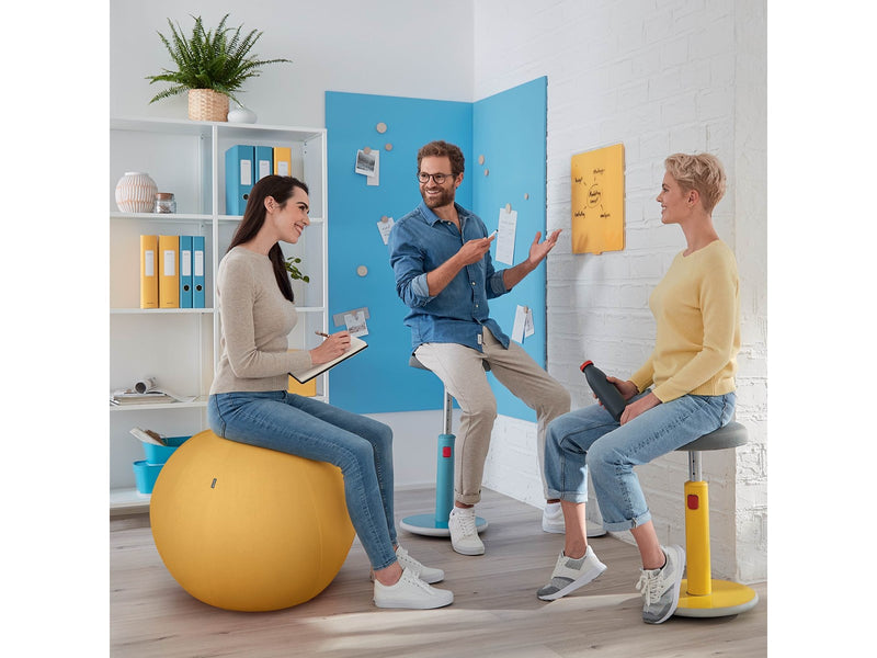 Leitz  Ergo Cosy Active Sitzball für aktives Sitzen Samtgrau
