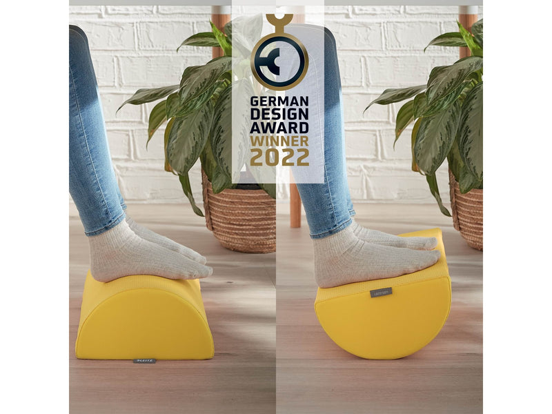 Leitz  Ergo Cosy Fußstütze Warmes Gelb