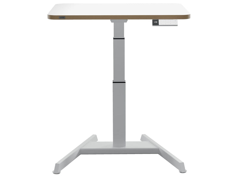 Leitz Ergo Kleiner Elektrischer höhenverstellbarer Sitz-/Steh-Schreibtisch mit Aufsteh-Erinnerung Gamer Tisch