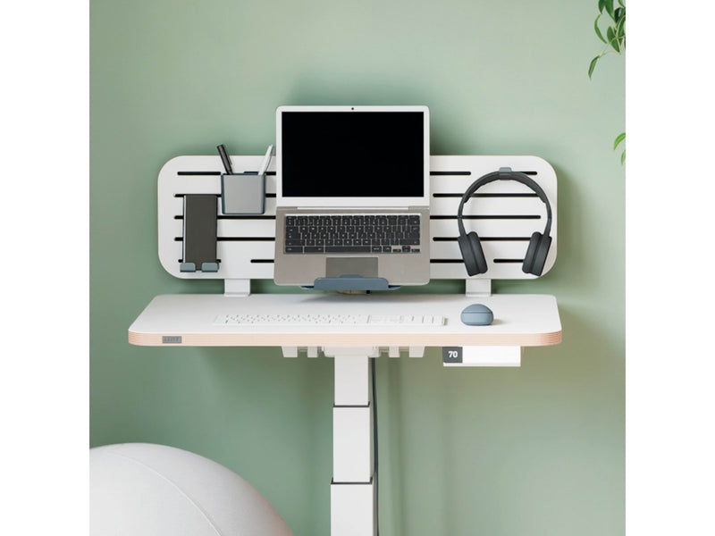 Leitz Ergo Pegboard Schreibtisch-Organizer mit Laptophalter, 80x25 cm