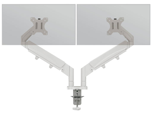 Leitz  Ergo Platzsparender Dual Monitorarm. Grau