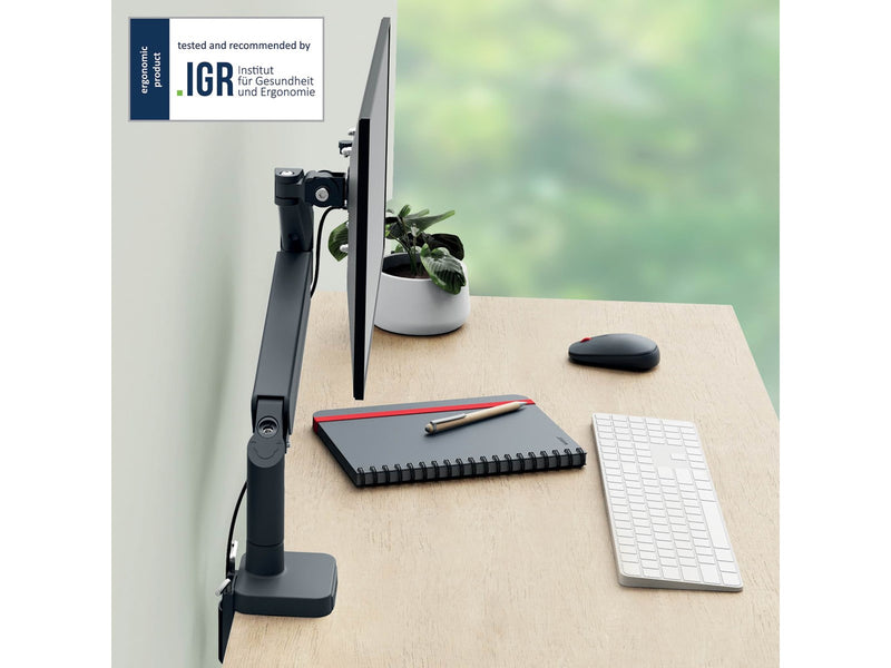 Leitz Ergo Platzsparender Single Monitorarm