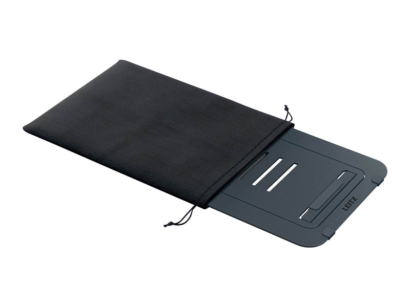Leitz Ergo Ultraflacher höhenverstellbarer Aluminium-Laptopständer