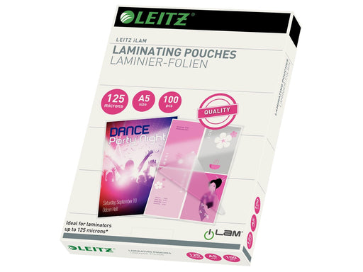 Leitz Heißlaminierfolien A5, 125 mic