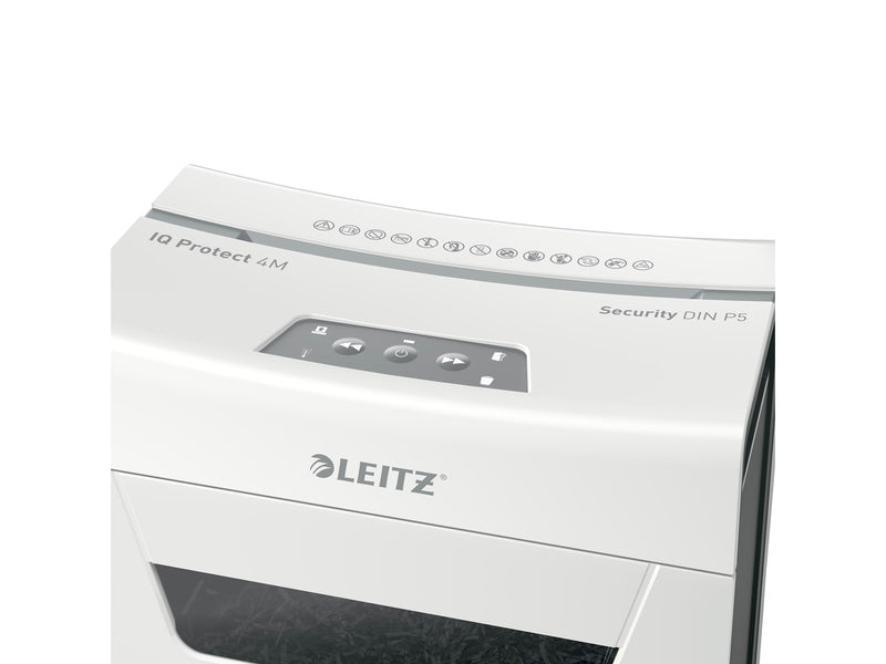 Leitz IQ 4M Protect Premium Aktenvernichter, Mikroschnitt, P5, 4 Blatt