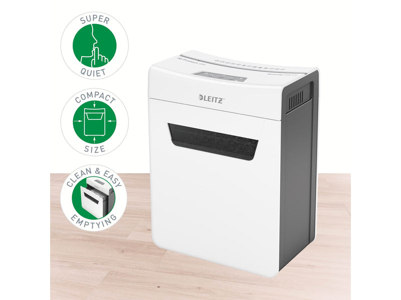 Leitz IQ 4M Protect Premium Aktenvernichter, Mikroschnitt, P5, 4 Blatt