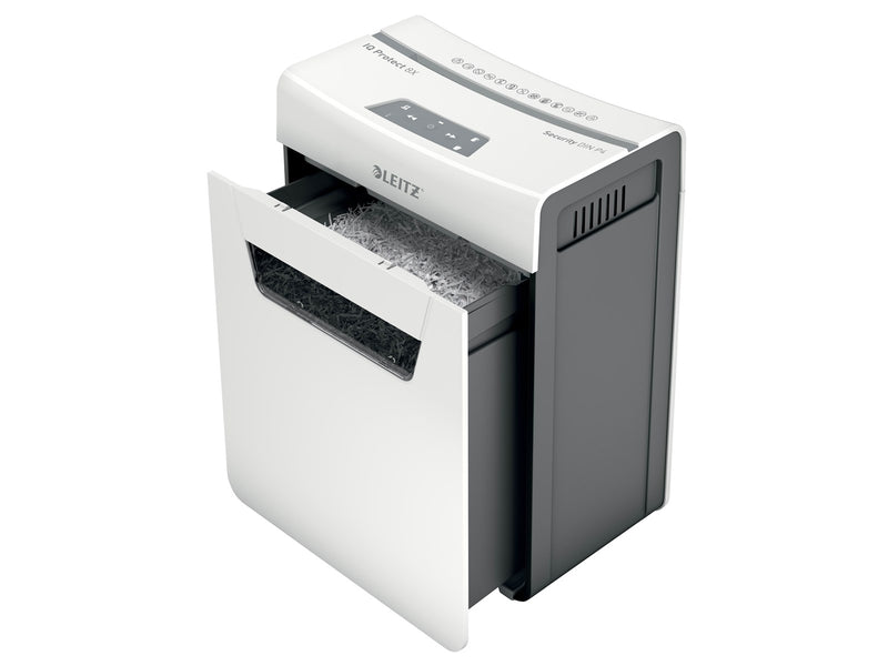 Leitz IQ 8X Protect Premium Aktenvernichter, Partikelschnitt, P4, 8 Blatt