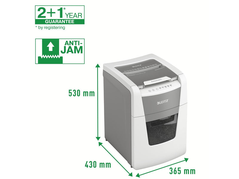 Leitz IQ Autofeed Small Office 100 Automatischer Aktenvernichter Mikroschnitt, P5