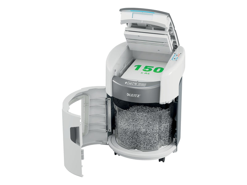 Leitz IQ OptiMax Autofeed Home Office 150 Mikroschnitt Aktenvernichter P-5
