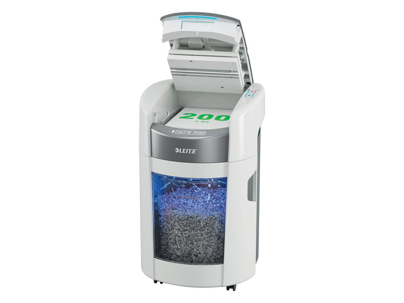 Leitz IQ OptiMax Autofeed Small Office 200 Partikelschnitt Aktenvernichter P-4