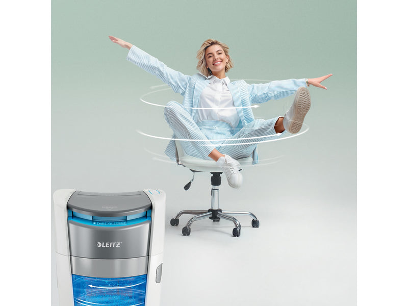 Leitz IQ OptiMax Autofeed Small Office 200 Partikelschnitt Aktenvernichter P-4