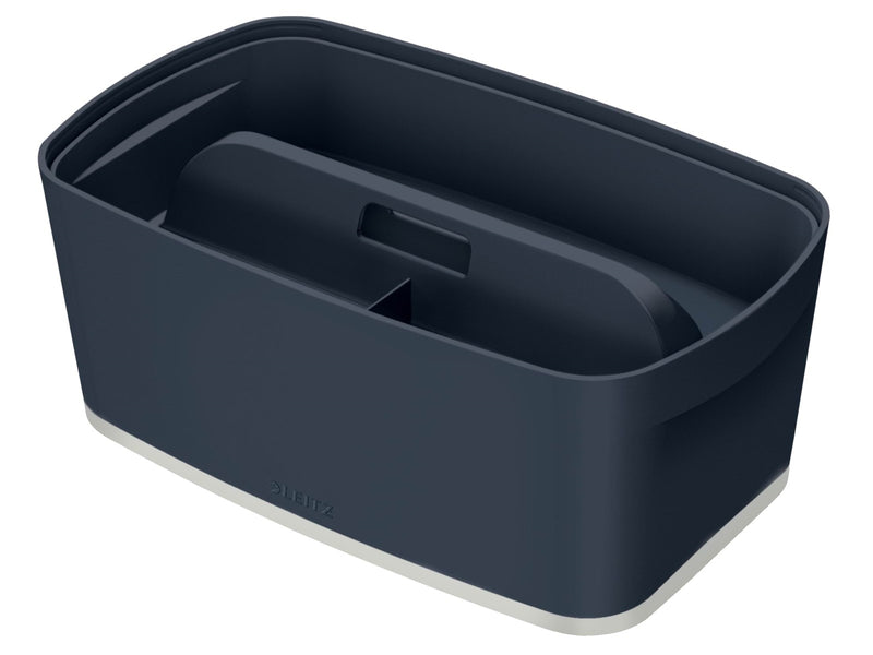 Leitz  MyBox Cosy Klein mit Deckel, Aufbewahrungsbox Samtgrau
