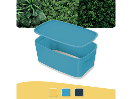 Leitz  MyBox Cosy Klein mit Deckel, Aufbewahrungsbox Sanftes Blau