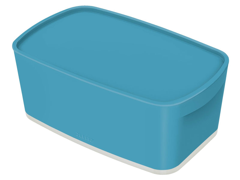 Leitz  MyBox Cosy Klein mit Deckel, Aufbewahrungsbox Sanftes Blau