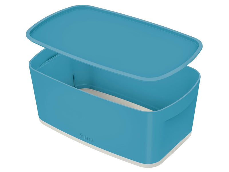 Leitz  MyBox Cosy Klein mit Deckel, Aufbewahrungsbox Sanftes Blau