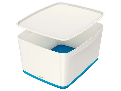 Leitz  MyBox WOW Groß mit Deckel, Aufbewahrungsbox Blau