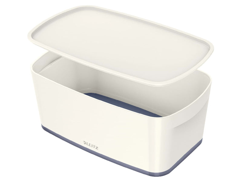 Leitz  MyBox klein mit Deckel, Aufbewahrungsbox Weiß