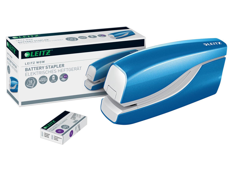 Leitz  NeXXt WOW Elektrisches Heftgerät kontaktlos Blau