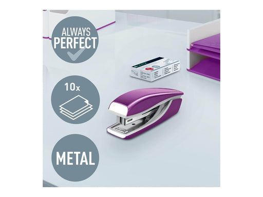 Leitz  NeXXt WOW Mini-Heftgerät (Metall) Violett