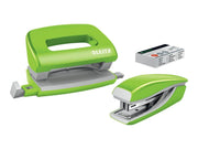 Leitz  NeXXt WOW Set Mini-Heftgerät und -Locher Grün