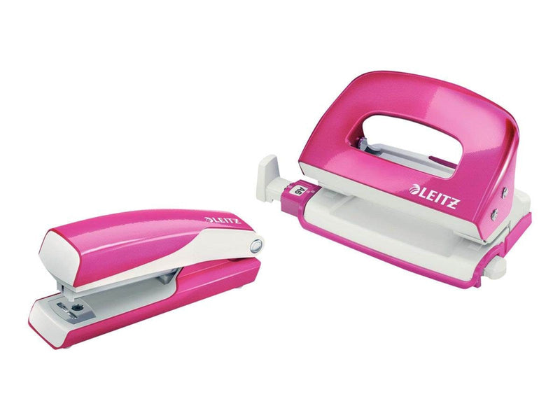 Leitz  NeXXt WOW Set Mini-Heftgerät und -Locher Pink