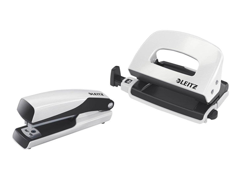 Leitz  NeXXt WOW Set Mini-Heftgerät und -Locher Weiß