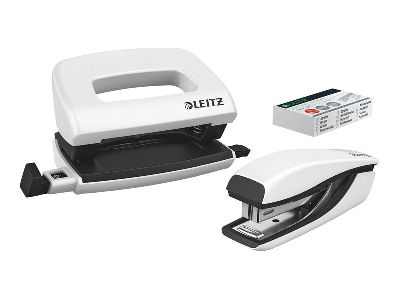 Leitz  NeXXt WOW Set Mini-Heftgerät und -Locher Weiß