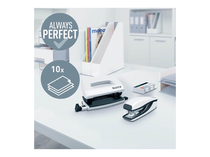 Leitz  NeXXt WOW Set Mini-Heftgerät und -Locher Weiß